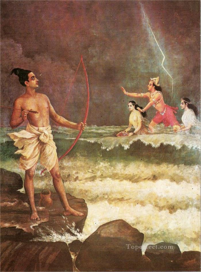 Rama Varuna Raja Ravi Varma Oil Paintings